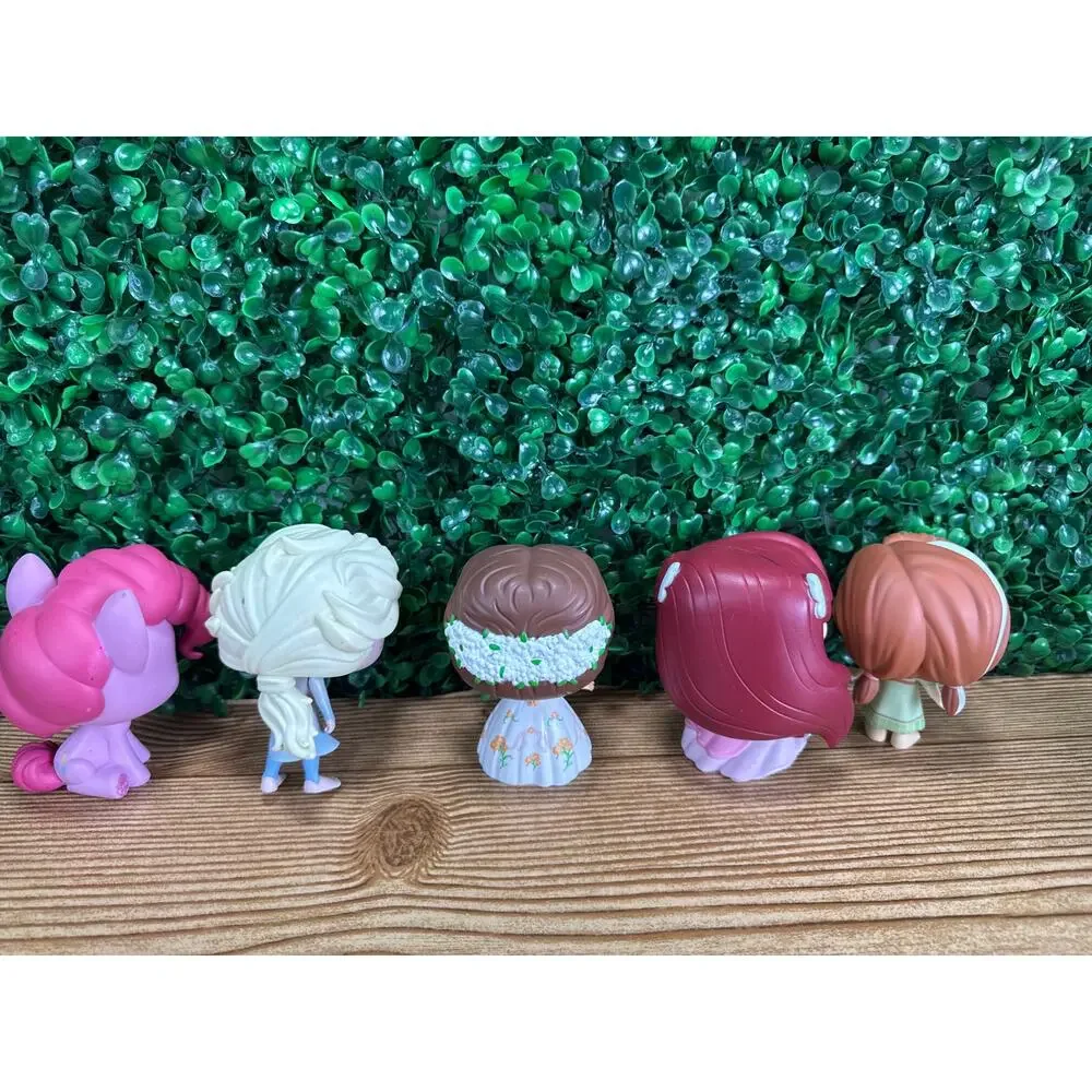 Bundle of 5 Funko Pop Princess Pony  Pinkie Pie Vinyl Figure Frozen Ariel Belle
